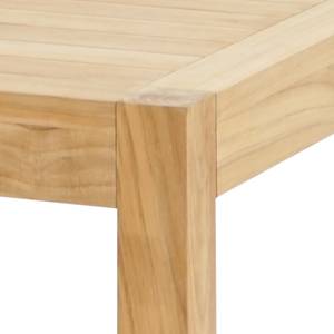 Table de jardin New Haven Teck massif - miel foncé - Largeur : 80 cm