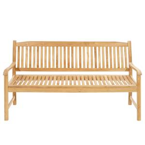 Gartenbank New Haven Massivholz Teak - Honigbraun - Breite: 180 cm