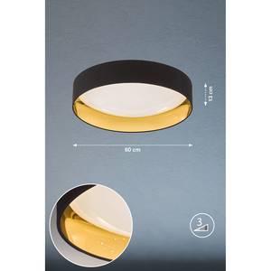 LED-plafondlamp Sete I IJzer/plexiglas - 1 lichtbron - Diameter: 60 cm