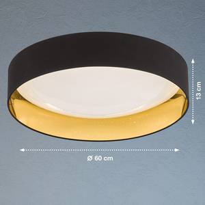 Plafonnier Sete I Fer / Plexiglas - 1 ampoule - Diamètre : 60 cm