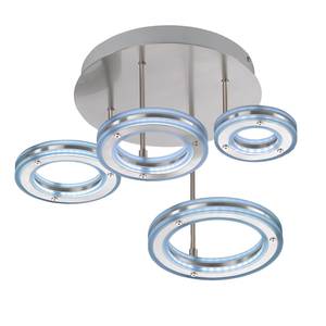 LED-plafondlamp Kreis I Plexiglas/ijzer - 4 lichtbronnen