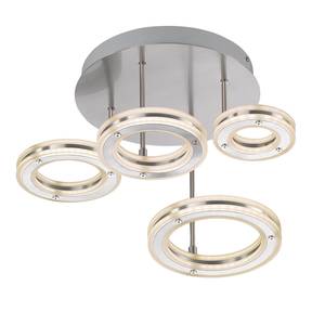 LED-Deckenleuchte Kreis I Acrylglas / Eisen - 4-flammig