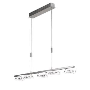 LED-hanglamp Kreis Plexiglas/ijzer - 5 lichtbronnen