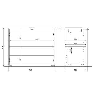 Waschbeckenunterschrank Pescara kaufen | home24