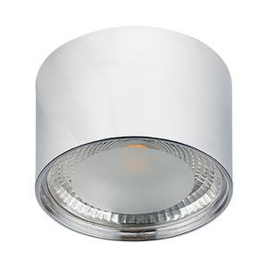 LED-Deckenleuchte Serena Kristallglas / Eisen - 1-flammig - Silber