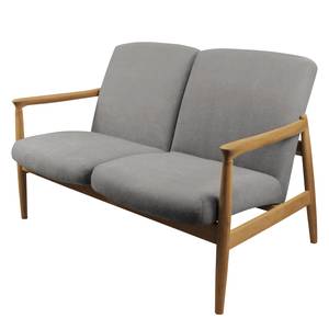 Sofa Froid (2-Sitzer) Webstoff - Hellbraun