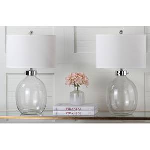 Lampes Alaina (lot de 2) Coton / Verre - 1 ampoule