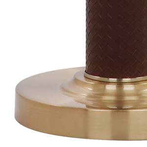 Lampadaire Mason IV Coton / Imitation cuir - 1 ampoule