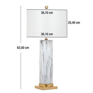 Lampes Dawson (lot de 2) Coton / Céramique - 1 ampoule