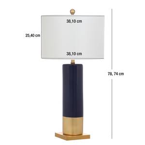 Lampes Ferguson (lot de 2) Coton / Céramique - 1 ampoule