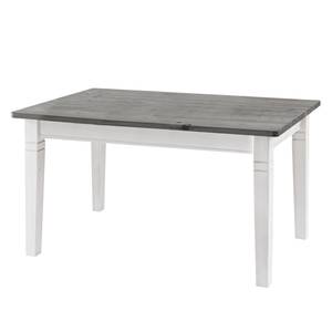 Table Fjord IV Pin massif - Pin gris / Pin blanc - 140 x 90 cm