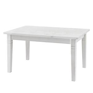 Table Fjord IV Pin massif - Pin blanc - 160 x 90 cm