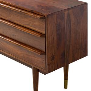 Credenza Baxley Acacia massello, metallo, acacia / oro