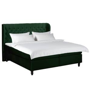 Lit boxspring Monroe Vert foncé - 140 x 200cm