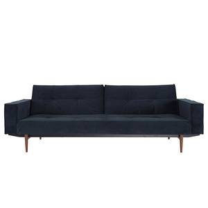 Schlafsofa Splitback VI Stoff Velvet: Dark Blue