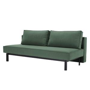 Slaapbank Sly Stof Elegance: 518 Green - Zwart