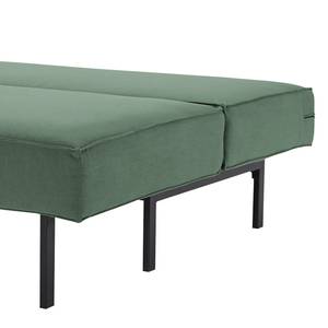 Slaapbank Sly Stof Elegance: 518 Green - Zwart