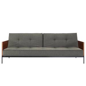 Schlafsofa Splitback Lauge Stoff Flashtex: Dark Grey