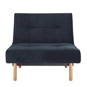 Fauteuil Splitback Stem Tissu Velvet : Dark Blue