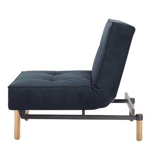 Fauteuil Splitback Stem Stof Velvet: Dark Blue