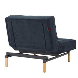 Fauteuil Splitback Stem Tissu Velvet : Dark Blue