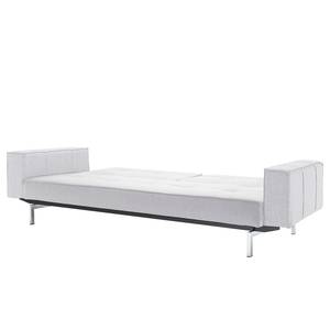 Schlafsofa Splitback V Grau - Textil - 242 x 79 x 90 cm