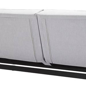 Schlafsofa Splitback V Grau - Textil - 242 x 79 x 90 cm