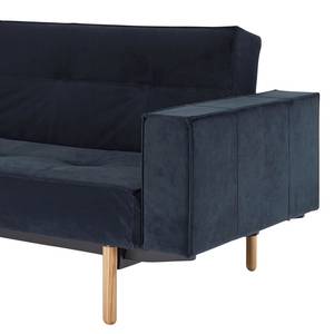 Slaapbank Splitback Stem Stof Velvet: Dark Blue - Met armleuningen