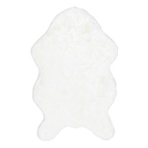 Tapis en peau Tender Shape Tissu mélangé - Blanc vintage