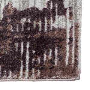 Laagpolig vloerkleed Brilliant Antik textielmix - Espressokleurig - 160 x 230 cm