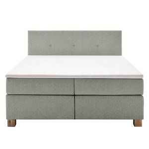 Boxspring Sky geweven stof - lichtgrijs