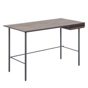 Bureau Kipra Noyer contreplaqué - Graphite