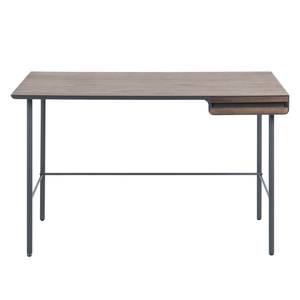 Bureau Kipra Noyer contreplaqué - Graphite