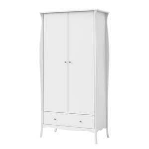 Armoire Baroque Blanc - Largeur : 99 cm