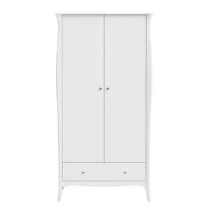 Armoire Baroque Blanc - Largeur : 99 cm