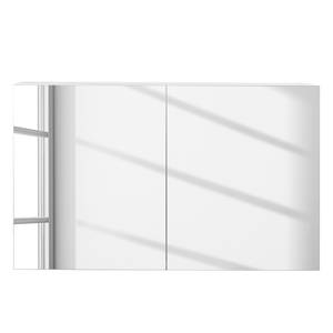 Spiegelschrank Carmenta Hochglanz Weiß - Breite: 100 cm