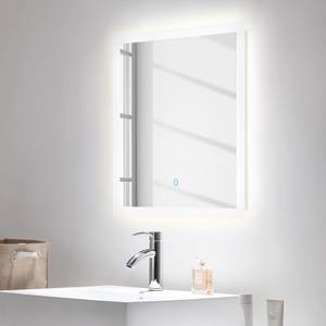 LED-spiegel Kooringal aluminium - Breedte: 60 cm