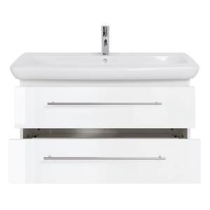 Meuble avec vasque IT Blanc brillant - Largeur : 100 cm