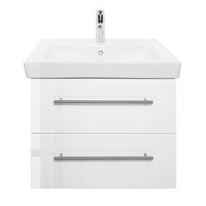 Meuble avec vasque Subway Blanc brillant - Largeur : 60 cm