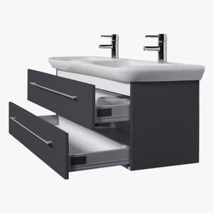 Meuble double vasque MyDay Anthracite