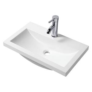 Salle de bain Carpo (2 éléments) Blanc brillant - Largeur : 60 cm