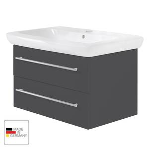 Meuble avec vasque IT Anthracite - Largeur : 80 cm