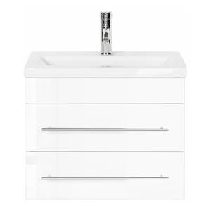 Meuble avec vasque Portus Blanc brillant - Largeur : 60 cm