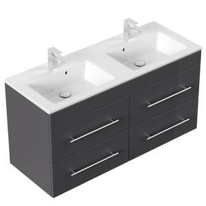 Meuble double vasque Argos Anthracite