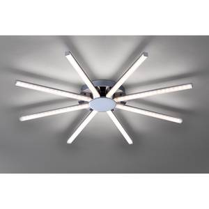 LED-plafondlamp Simon V metaal/kunststof - 8 lichtbronnen