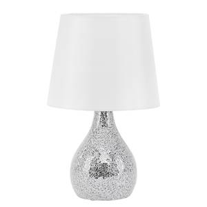 Lampe Cornelius Métal / Coton - 1 ampoule - Blanc