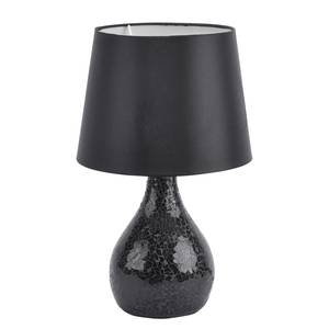 Lampe Cornelius Métal / Coton - 1 ampoule - Noir