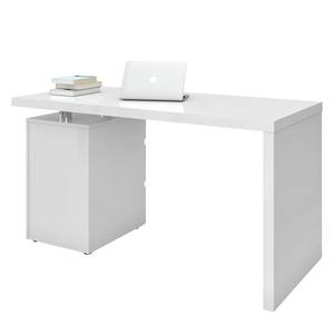 Schreibtisch Houstrup Hochglanz Weiß