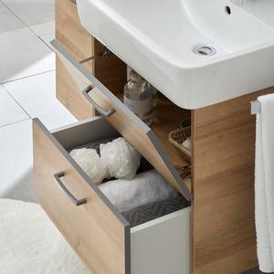 Salle de bain Quickset 919 II (2 élém.) Imitation chêne / Gris