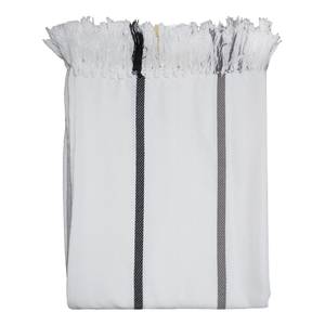 Plaid Protea Pin Stripe III Tissu - Blanc / Gris